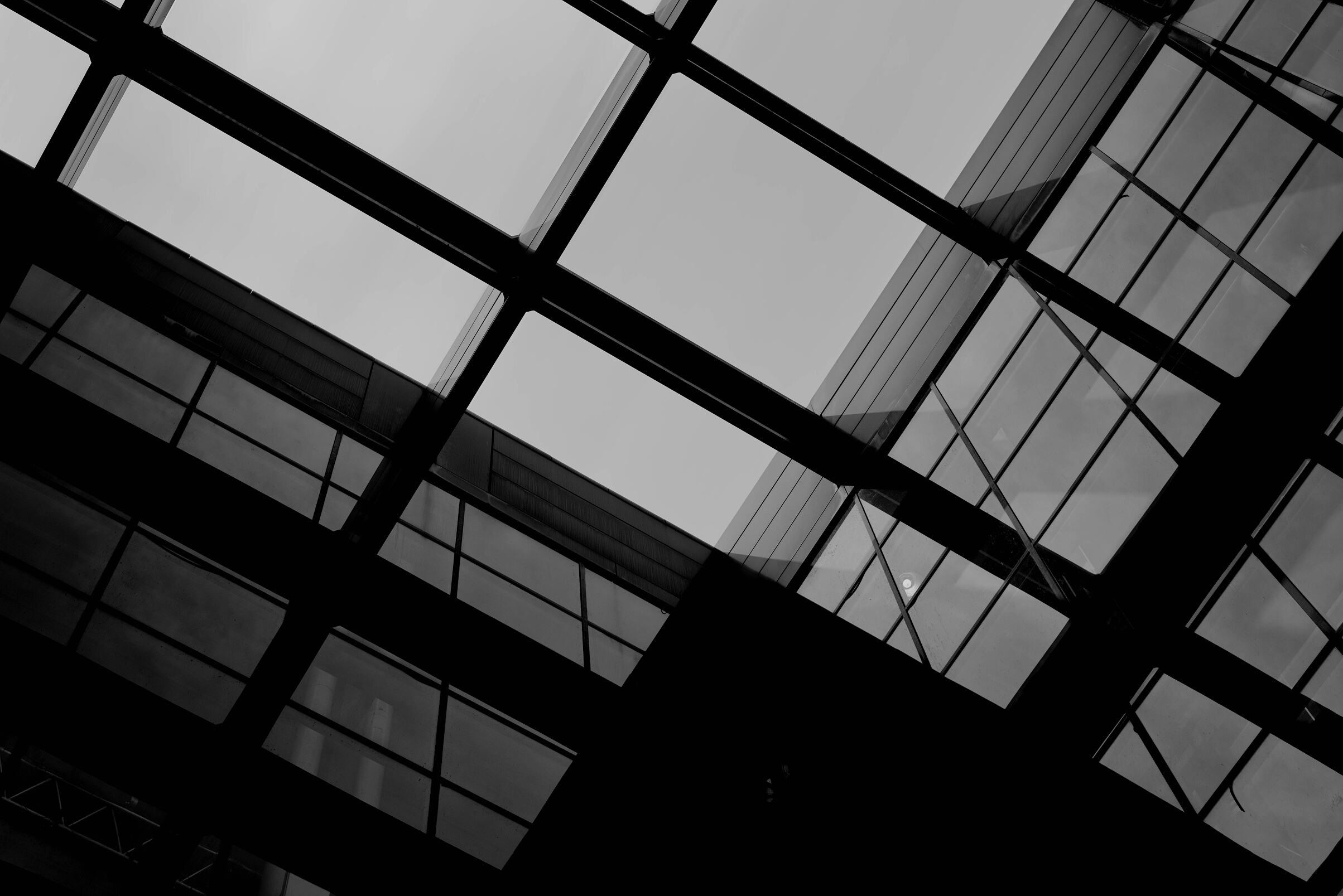 Black and White Skyscrapper Buildings